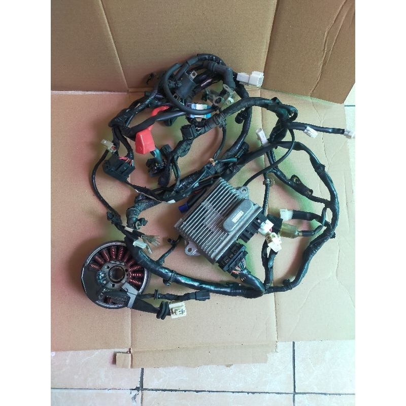 Pengapian Acg starter otomatis kelistrikan kabel body lexi 125 fi non keyles