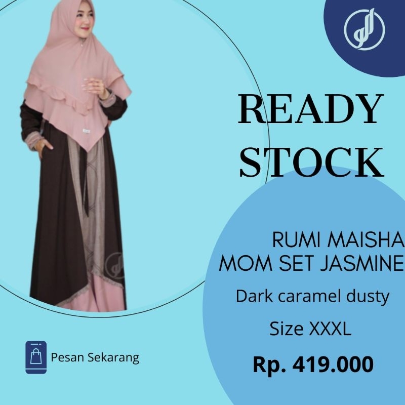 Sarimbit Rumi maisha gamis set branded / gamis set / by Alwa hijab
