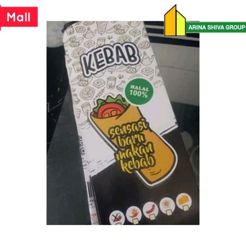

250 LEMBAR KERTAS KEBAB TARIKAN BAHAN IVORI PUTIH UKURAN 24 × 9,2 CM HIGH QUALITY TEBAL PRODUK TERBARU | KOTAK KEBAB IVORI PUTIH KEKINIAN | DUS KEBAB VIRAL TIKTOK | KEMASAN KEBAB | BOX KEBAB 250 PCS MURAH | TOKO KEBAB OFFICIAL | SHIVACORP 8410