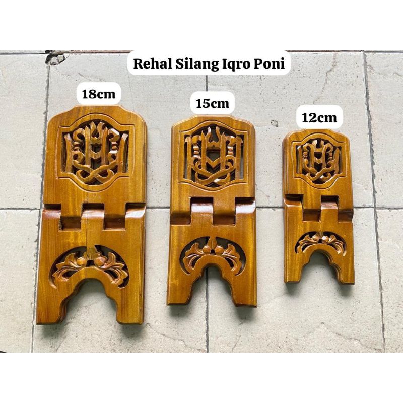Rehal / Tatakan Ngaji Kayu Iqro Poni
