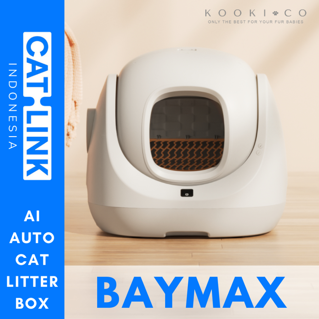 CATLINK - BAYMAX AI Auto Cat Litter Box / Toilet Kucing Otomatis