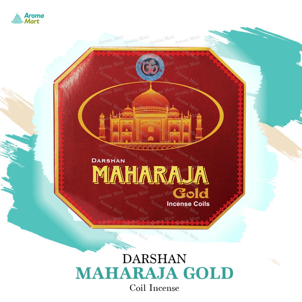 Dupa Lingkar India Asli Aromaterapi Coil - Darshan Maharaja Gold