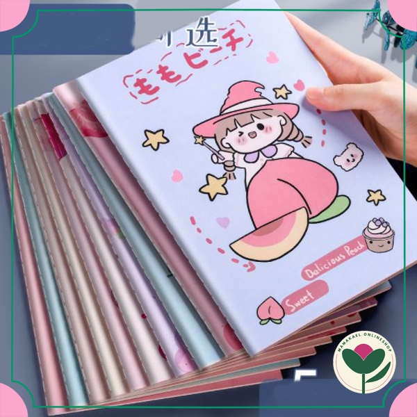 

1 Set isi 5 pcs buku tulis A5 kababear lucu cute buku catatan notebook MK1206