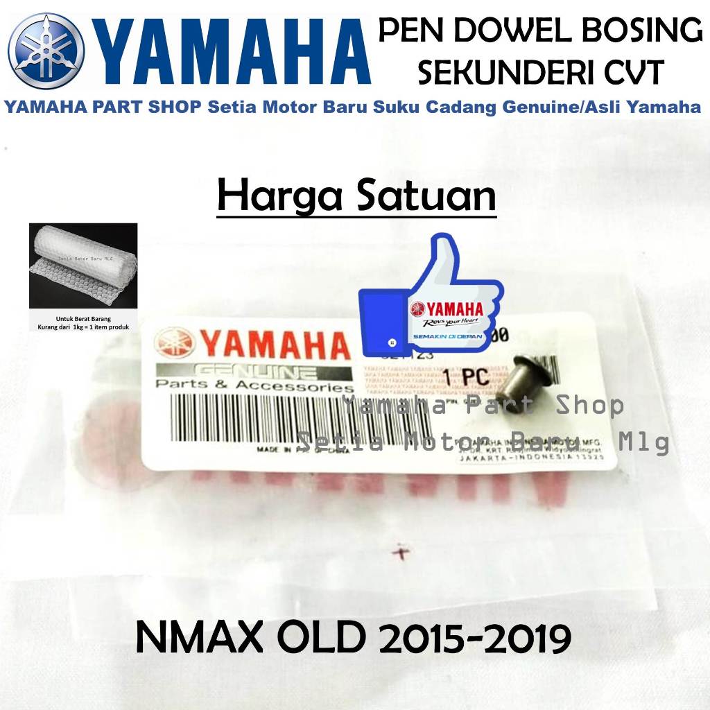Pin Dowel Bosing Bos Sekunderi CVT N Max Nmax Old Asli Yamaha Setia Motor Baru