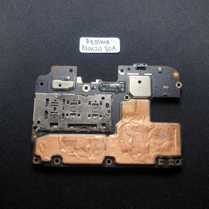 Mesin Realme Narzo 30a nyala normal original copotan