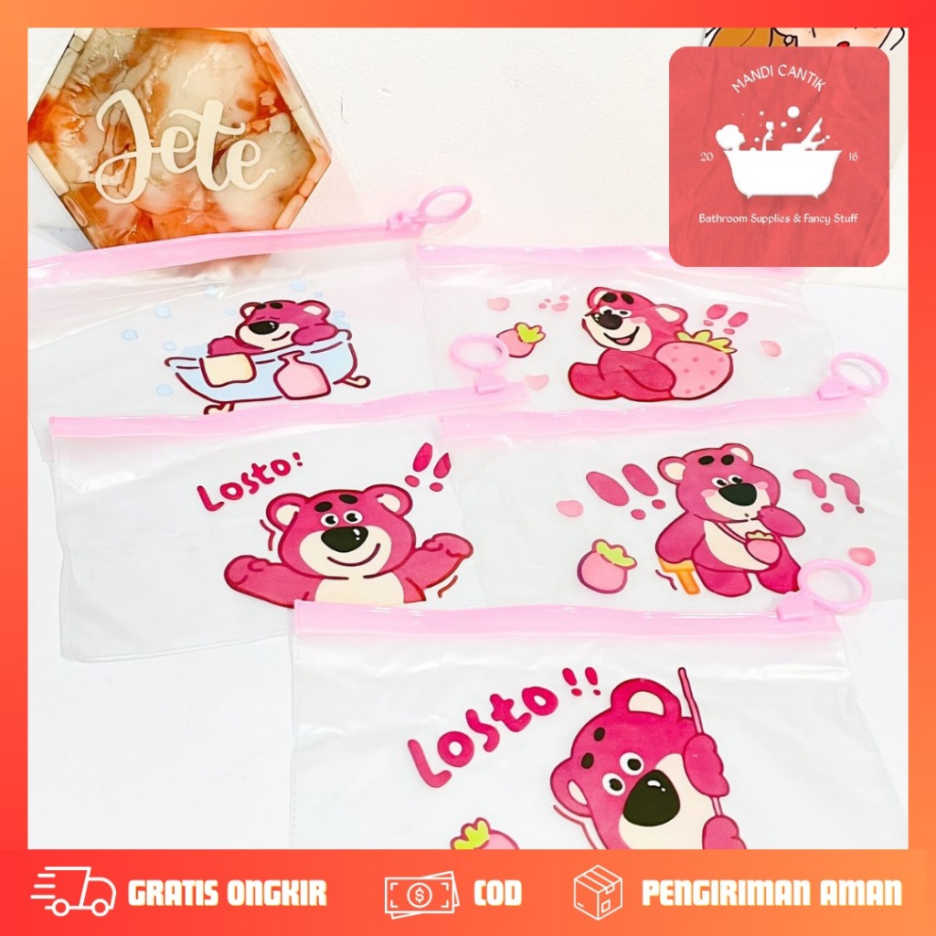 

KOTAK PENSIL POUCH PVC KECIL LOTSO KP-1129 pouch zipper ziplock amplop