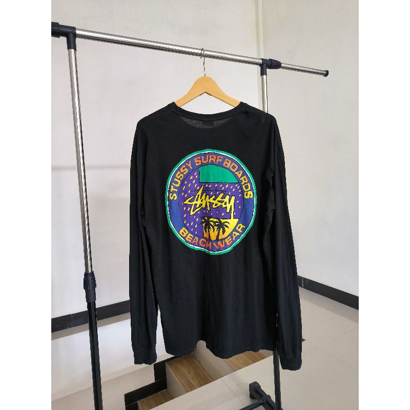 KAOS TSHIRT LONG SLEEVE STUSSY SURF BOARDS