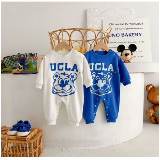 baju bayi laki laki import korea jumsuit bayi motif UCLA baju bayi baju bayi perempuan lucu