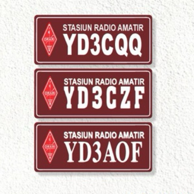 

Sign Akrilik Papan Stasiun Radio Amatir RAPI Stasiun Komunikasi