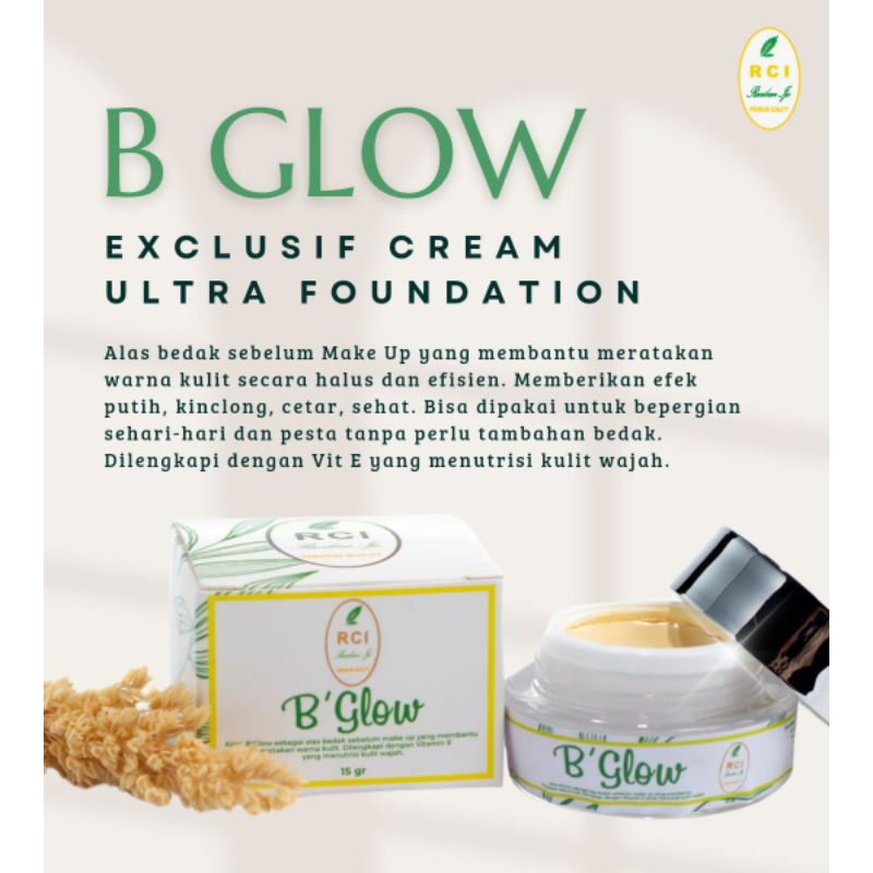 BB glow RCI skincare racikan ijo cs skin care bb day glow white b glow b'glow