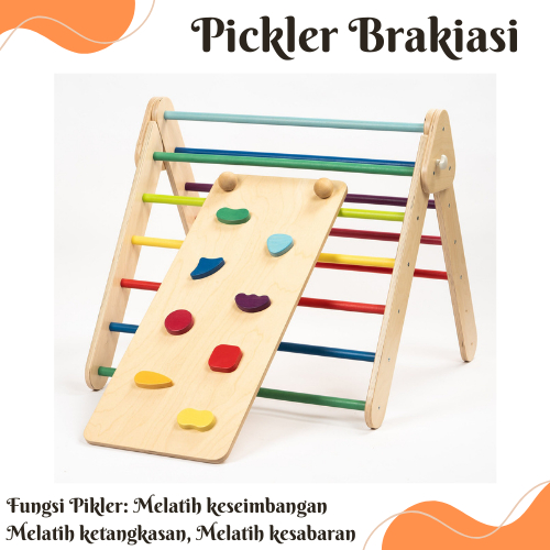 Pikler kayu!!!! mainan kayu panjatan dan prosotan anak anak / pikler brakiasi / pikler minimalis