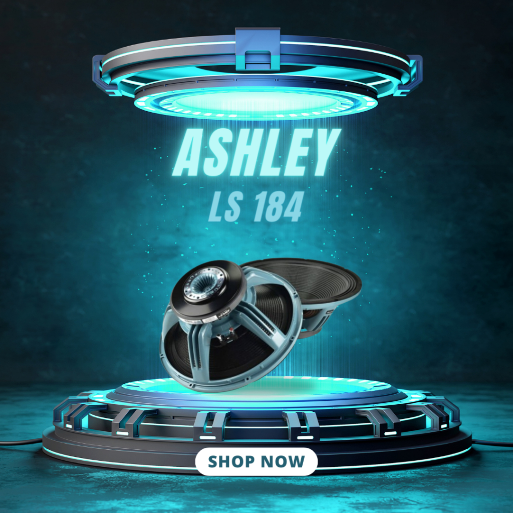 SPEAKER KOMPONEN ASHLEY LS 184 / LS184 / LS-184 WOOFER 18 INCH PROFFESIONAL GARANSI RESMI ASHLEY