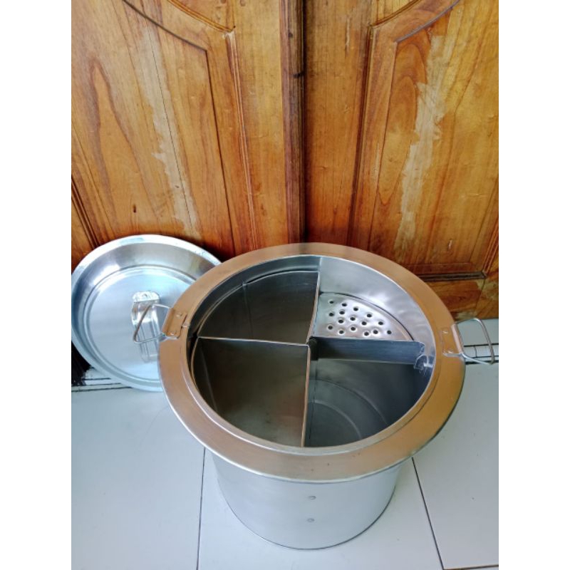 Dandang mie ayam / tong mie ayam dua kuah /mie aya bakso / dandang mie ayam bakso /dandang bakso mur