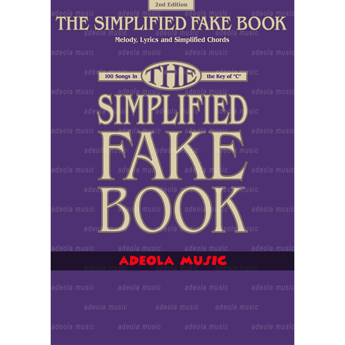 Buku Keyboard Love Songs / (K-16) THE SIMPLIFIED FAKE BOOK