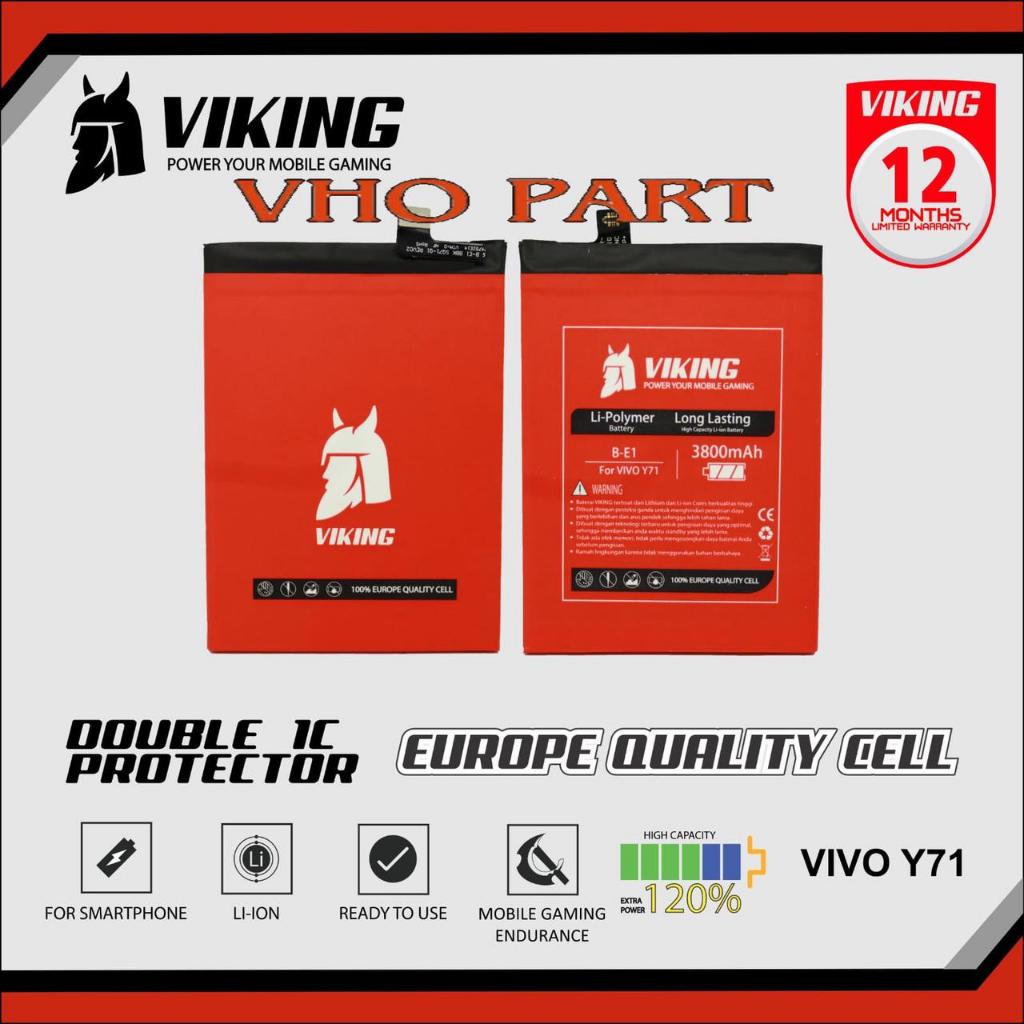 Baterai Viking Vivo Y71 / Vivo 1724 / Vivo 1801i Model B-E1 - 1ICP4-64-85 - Batu Batre Batrai Batri 