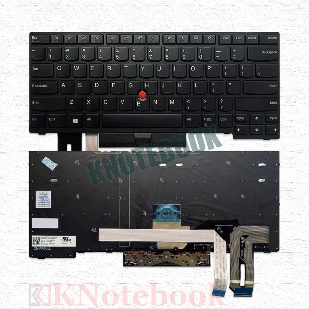Keyboard Lenovo ThinkPad L380 L390 L390 L480 L490 No Backlight
