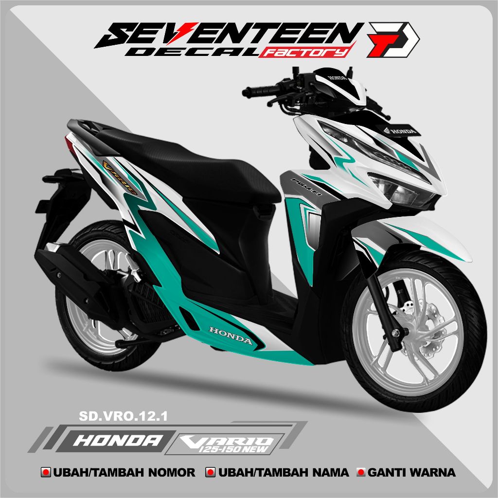 Decal Stiker VARIO NEW 150,125 full Body  Stiker full Body Motor All New Honda Vario VARIO NEW 150,1