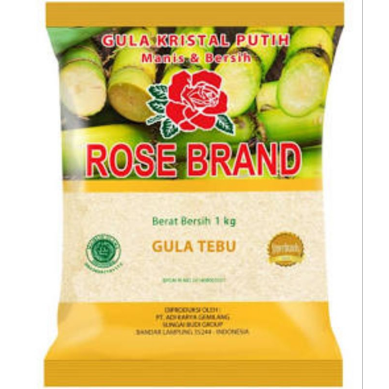 

Gula rosebrand kuning kemasan 1kg