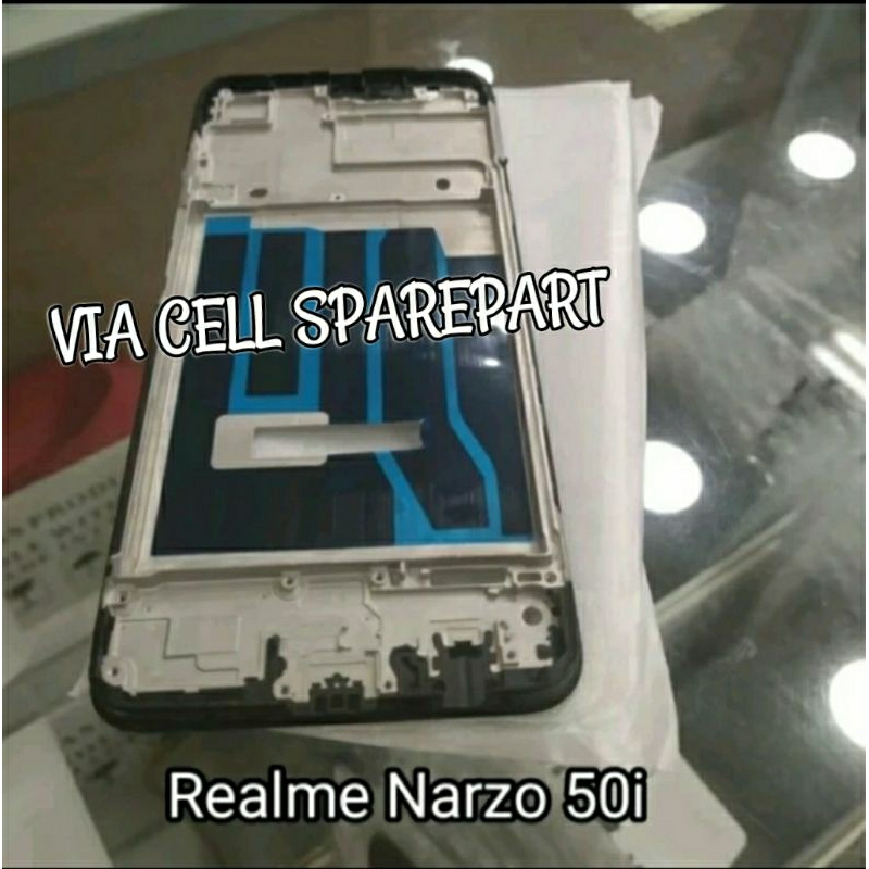 Middle Frame Tulang Lcd Tatakan / Dudukan Lcd Realme Narzo 50i - Narzo 50 i
