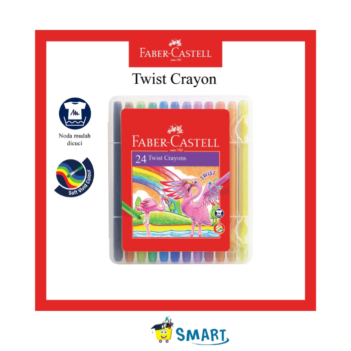 

FABER CASTELL TWIST CRAYON 24