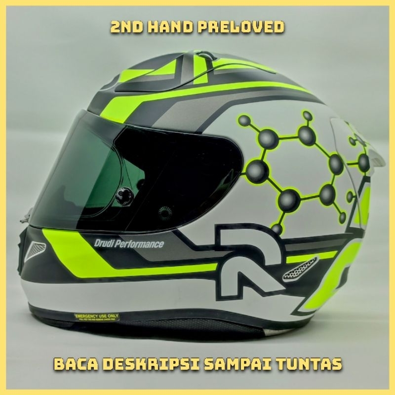 HJC RPHA11 Iannone GP Bekas Kondisi 95% Helm Full Face RPHA 11 Bekas Bagus Original size L