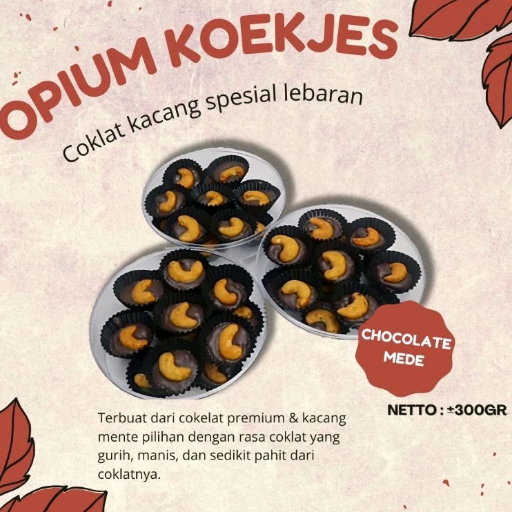 

Chocolate Mede Homemade By "Opium Koekjes" Premium