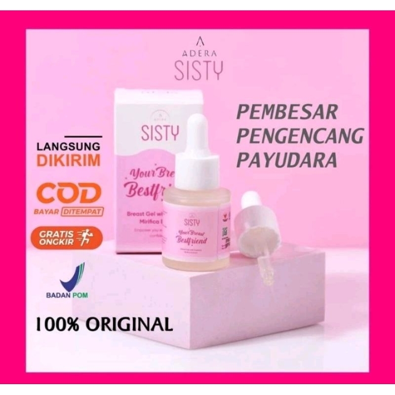 ADERA SISTY SERUM PENGENCANG DAN PEMBESAR PAYUDARA ORI GRADE A TERBAIK BPOM
