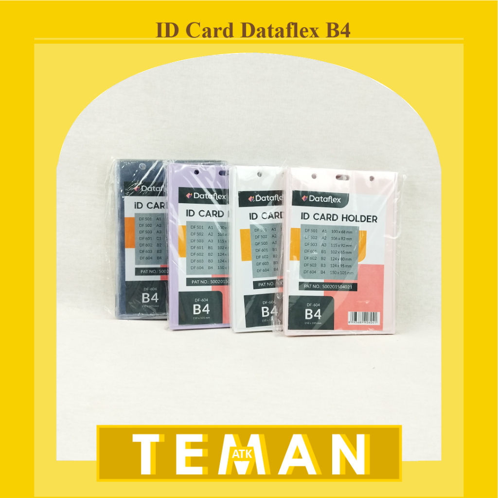 

ID Card Holder / Name Tag Mika B4 Dataflex (isi 20 Pcs) - VC-604