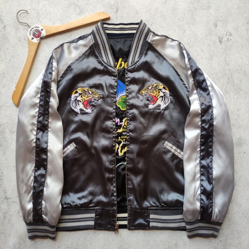 Sukajan Tora Japan Map Reversible