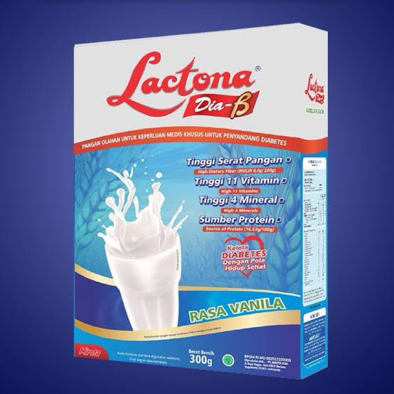 

Lactona DiaB untuk penderita atau pencegahan diabetes 300gram