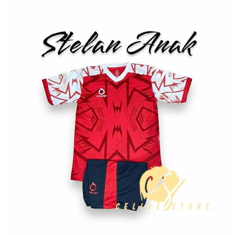 Baju Kids Jersey olahraga anak futsal Kaos pria wanita ortuseight