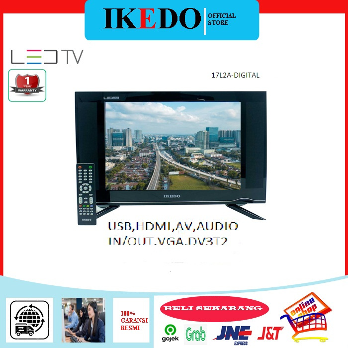 TV LED IKEDO LT-17L2A FULL HD DISPLAY MURAH TERBARU