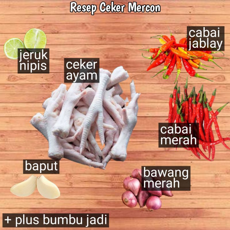 

PAKET MASAK CEKER AYAM 250GR FRESH PLUS BUMBU (BISA REQUEST)