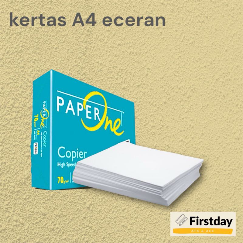 

Kertas A4 PaperOne 70 gram / Eceran per 10 lembar