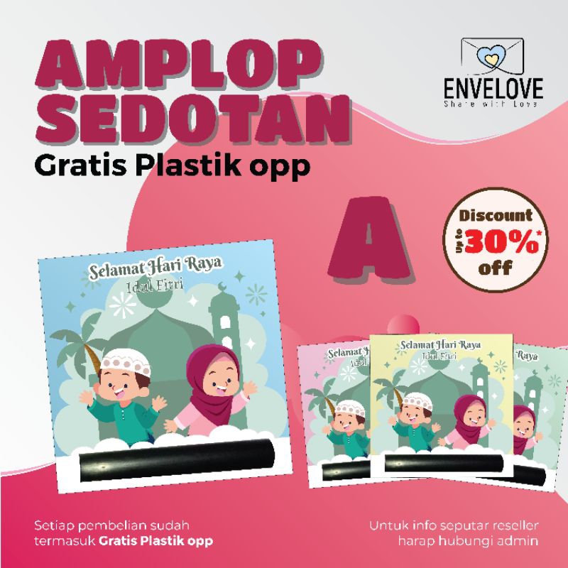 Amplop Sedotan | Amplop Lebaran Lucu | Amplop Lebaran Anak