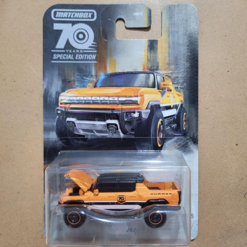 MATCHBOX 2022 HUMMER EV / MOVING PARTS [ ORANGE ]
