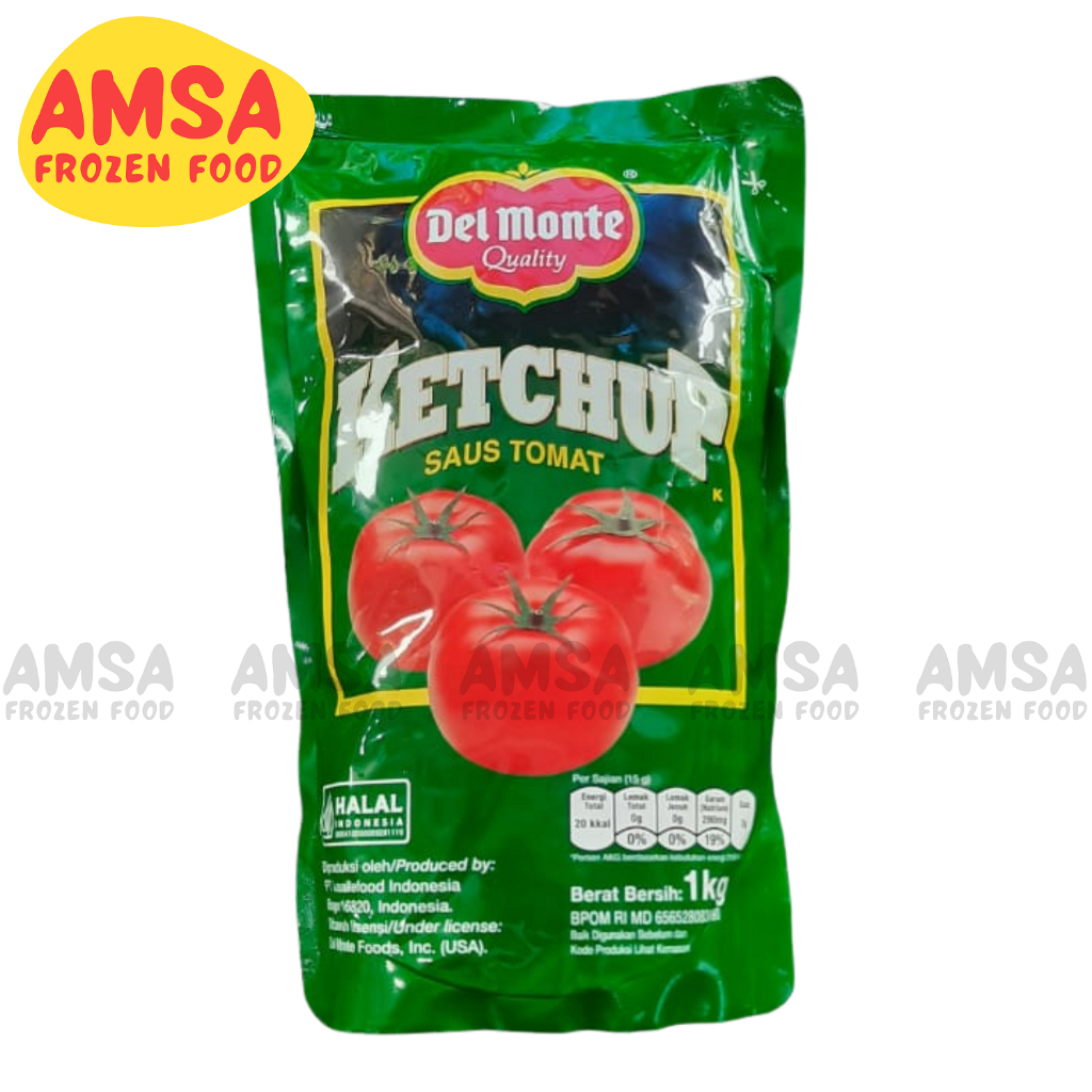 

Delmonte Saus Tomat Pouch 1 Kg / Saos Tomat