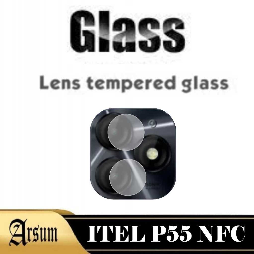 PROMO Tempered Glass Camera ITEL P55 NFC / ITEL P65 Pelindung Camera Belakang Smartphone