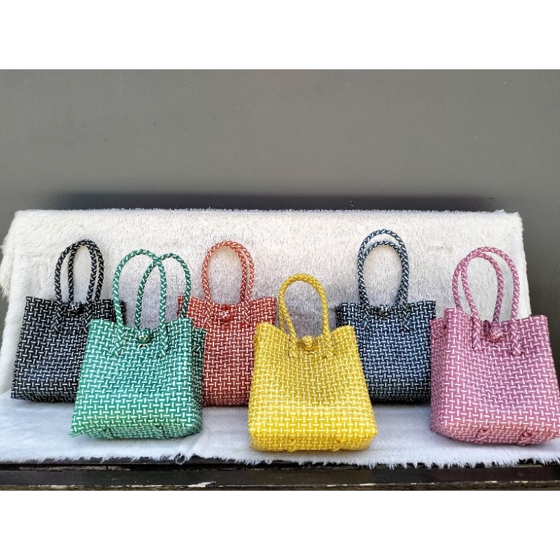 tas jali size XS/tas anyaman jali /tas anyaman plastik/tas jali premium/tas jali anyaman