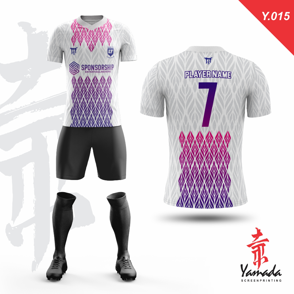 jersey futsal printing jersey bola printing jersey volly printing pink purple (bisa satuan)