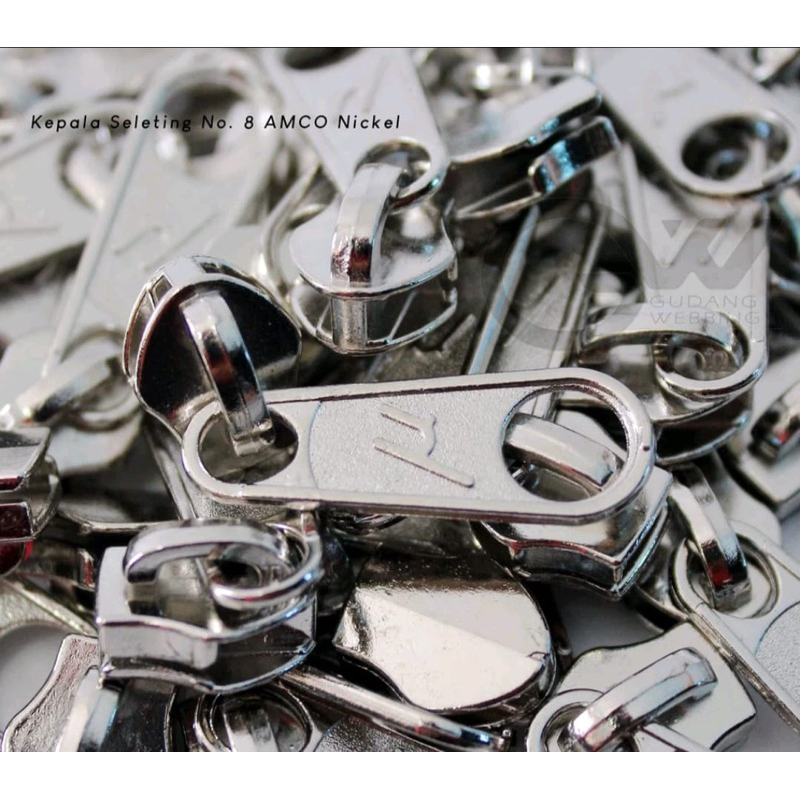 Kepala Resleting AMCO No. 8