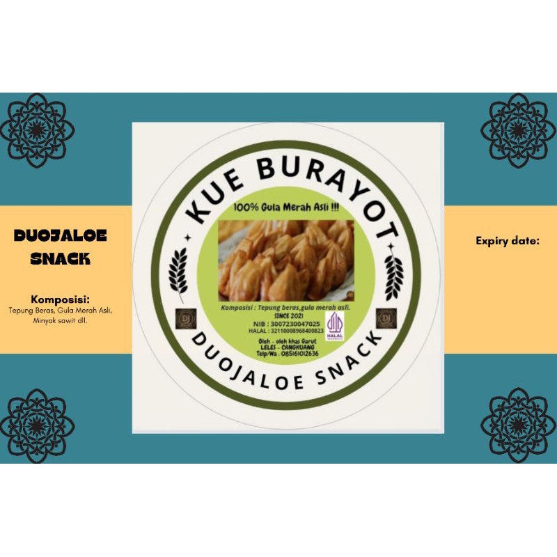 

Kue Burayot Duojaloe Snack Per Pcs