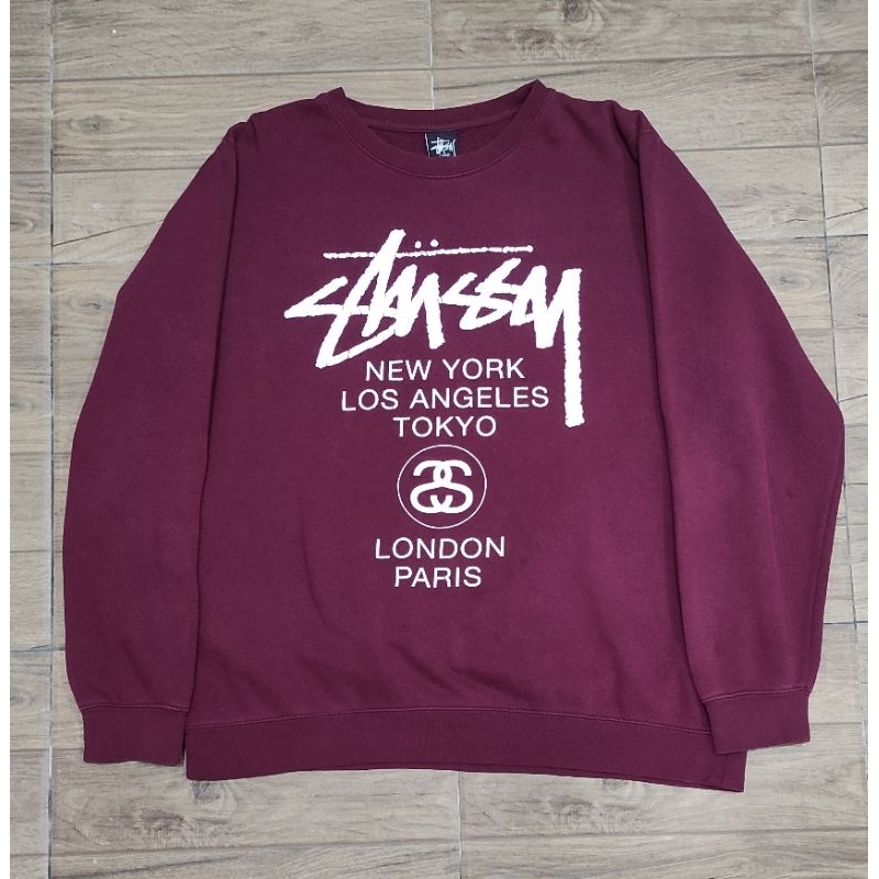 Crewneck Stussy World Tour