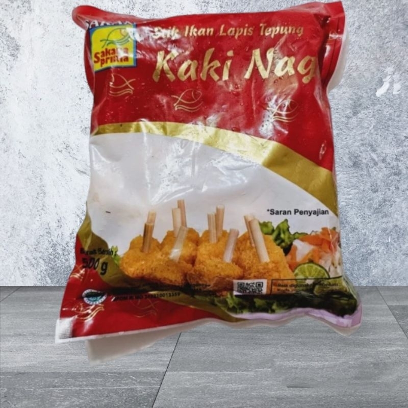 

RN_Frozen - SAKANA Kaki Naga isi Kemasan 500 gram (ikan lapis tepung)