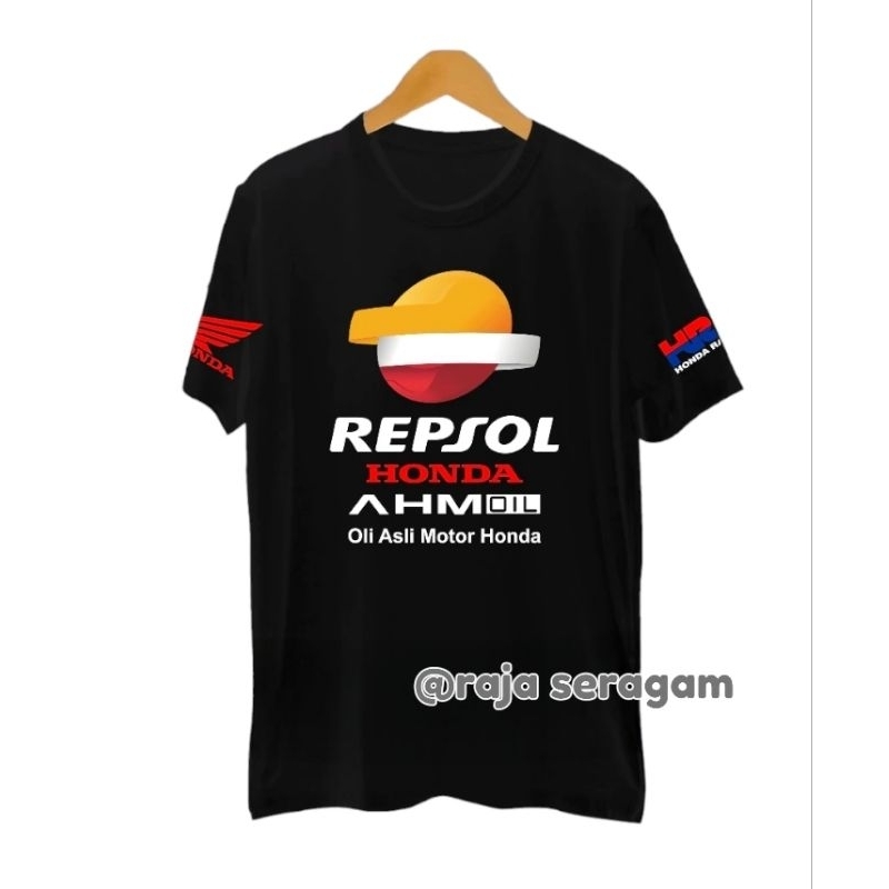 kaos Distro Pria racing HONDA REPSOL AHM KEREN BAJU KERJA