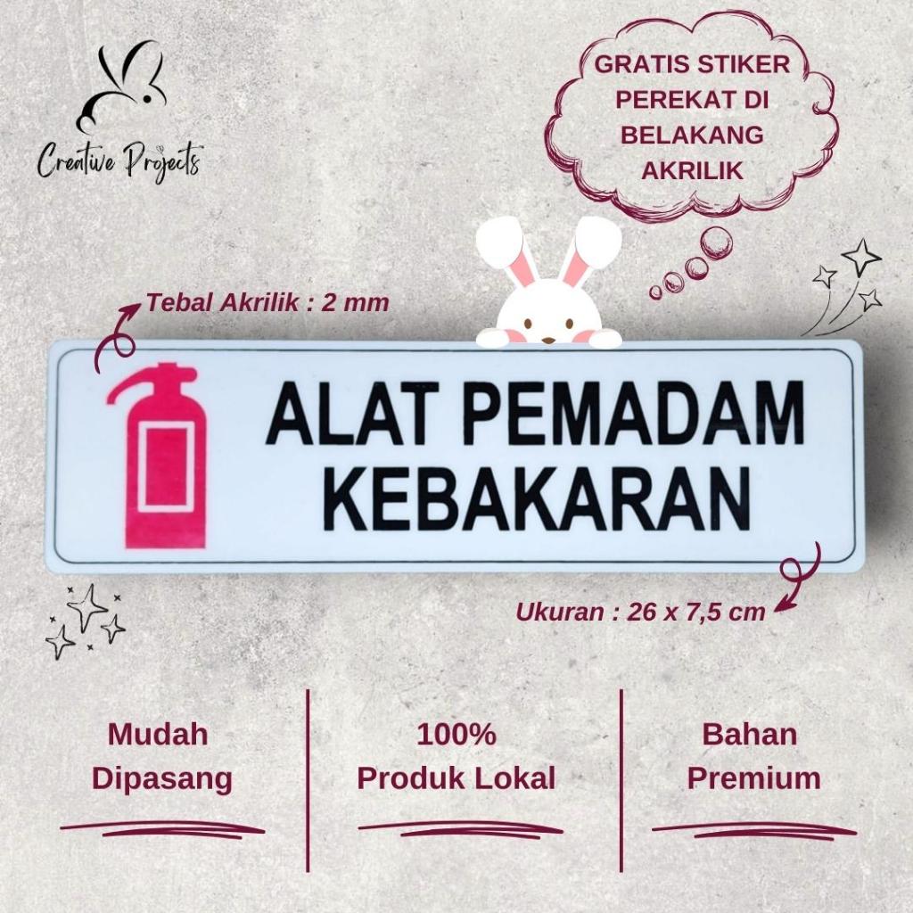 

Sign Akrilik Alat Pemadam Kebakaran | Sign Acrylic