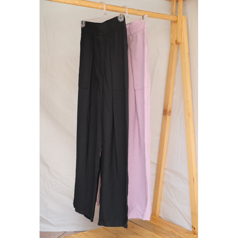 GU UNIQLO pants highwaist soft -156