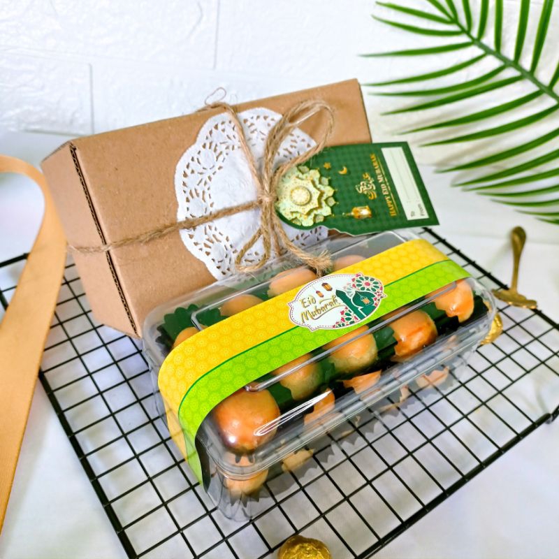 

Hampers Nastar Gulung Nanas Lebaran Idul Fitri/Kue Kering Premium FREE Ucapan+Dus+Pita/Paket Lebaran Wisman