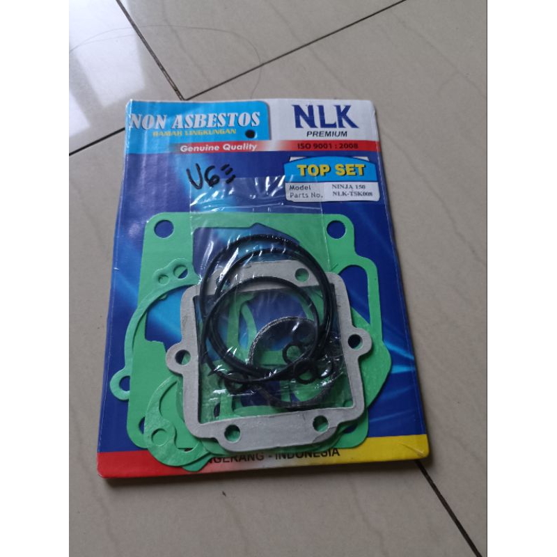 TOPSET TOP SET NINJA 150 R RR KR KRR ZX CC NIC NON ASBESTOS TERBARU TERMURAH TERLARIS  PAKING GASKET