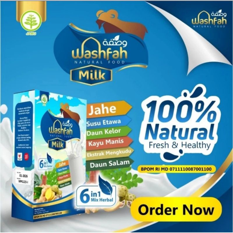 

Washfah Milk - Susu Bubuk Kambing Etawa Plus Herbal Kelor Kayu Manis